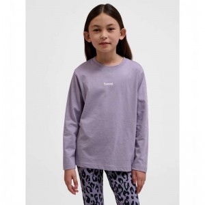 Hummel Jr Fast L/S Byxor Barn Lavendel | 638008-251