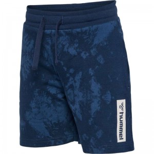 Hummel Jump Aop Shorts Barn Svarta | 791081-942
