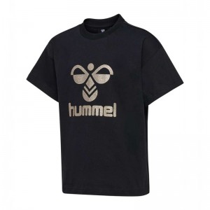 Hummel Karoline S/S T-shirt Barn Svarta | 435970-313