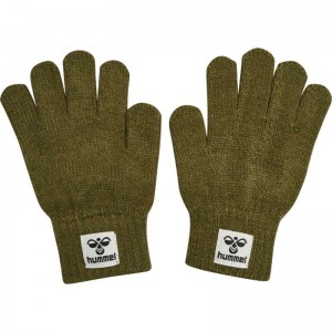 Hummel Kvint Handskar Barn Olivgröna | 870555-398