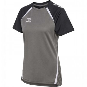 Hummel Lead 2.0 S/S Jersey Dam Grå | 192841-767