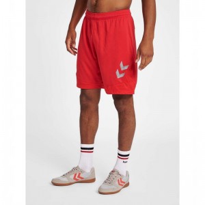 Hummel Lead Poly Shorts Herr Röda | 367113-365