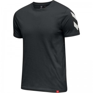 Hummel Legacy Chevron Plus T-shirt Herr Svarta | 772224-327