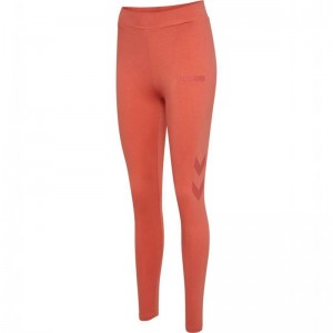 Hummel Legacy High Waist Strumpbyxor Dam Aprikos | 277407-379