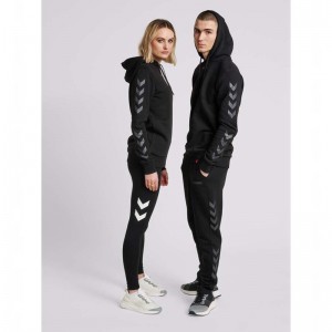 Hummel Legacy Hoodie Dam Svarta | 031853-826