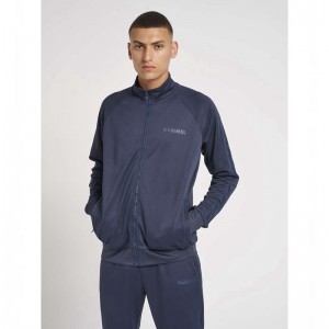 Hummel Legacy Poly Zip Jackor Herr Marinblå | 629025-490