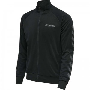 Hummel Legacy Poly Zip Jackor Herr Svarta | 303116-707