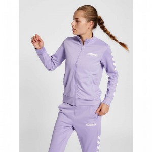Hummel Legacy Poly Zip Shorts Dam Lavendel | 302366-131
