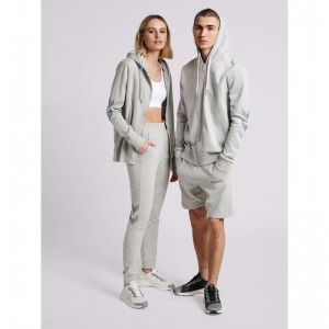 Hummel Legacy Zip T-shirt Herr Grå | 054226-326
