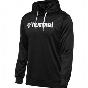 Hummel Logo Hoodie Herr Svarta | 335251-622