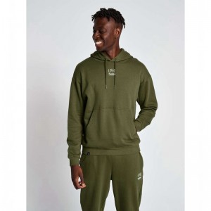 Hummel Lp10 Boxy Sweat Hoodie Herr Gröna | 605977-055