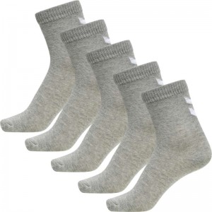 Hummel Make My Day 5-pack Strumpor Barn Grå | 622904-224