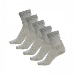 Hummel Make My Day 5-pack Strumpor Barn Grå | 200478-035