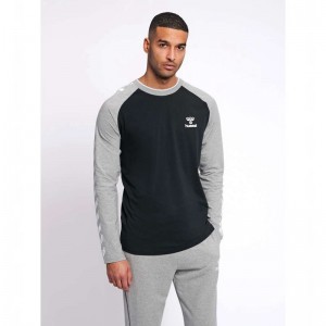 Hummel Mark L/S T-shirt Herr Svarta | 732521-281