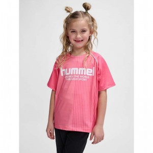 Hummel Mexine S/S T-shirt Barn Rosa | 908441-051