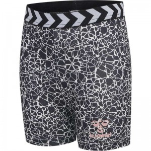 Hummel Mimmi Tight Shorts Barn Svarta | 143922-353