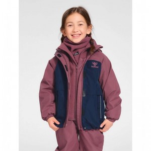 Hummel Monsun Tex Shell Tröjor Barn Rosa | 575856-511