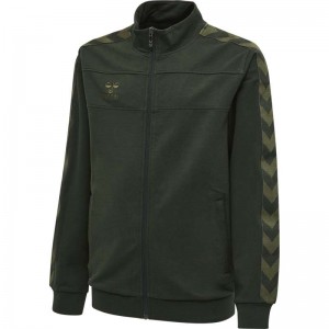 Hummel Move Classic Zip Jackor Barn Gröna | 588032-822