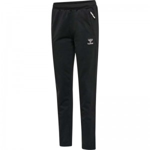 Hummel Move Grid Cotton Byxor Dam Svarta | 291238-992