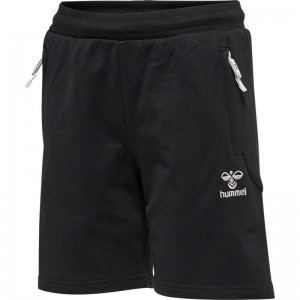 Hummel Move Grid Cotton Shorts Barn Svarta | 193712-558