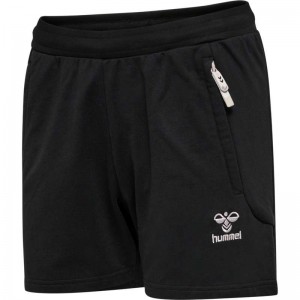 Hummel Move Grid Cotton Shorts Dam Svarta | 987944-949