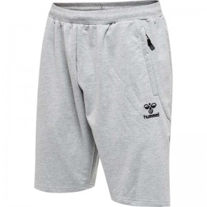 Hummel Move Grid Cotton Shorts Herr Grå | 852158-956