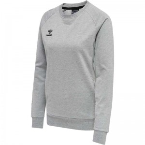 Hummel Move Grid Cotton Tröjor Dam Grå | 840064-471