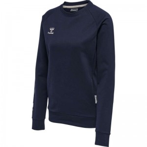 Hummel Move Grid Cotton Tröjor Dam Marinblå | 277665-790