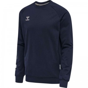 Hummel Move Grid Cotton Tröjor Herr Marinblå | 190462-842