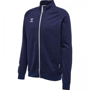 Hummel Move Grid Cotton Zip Jackor Herr Marinblå | 282614-433