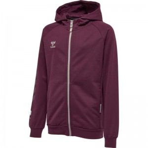 Hummel Move Grid Cotton Zip Ryggsäckar Barn Fuchsia | 644378-950