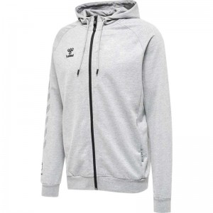 Hummel Move Grid Cotton Zip Sneakers Herr Grå | 740948-497