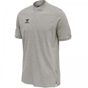 Hummel Move Grid Polo T-shirt Herr Grå | 762325-185