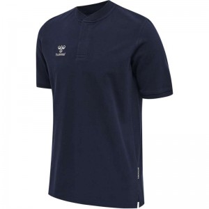 Hummel Move Grid Polo T-shirt Herr Marinblå | 531697-275