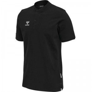 Hummel Move Grid Polo T-shirt Herr Svarta | 063541-712