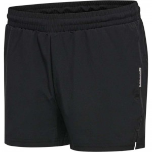 Hummel Move Grid Woven Shorts Dam Svarta | 590316-404
