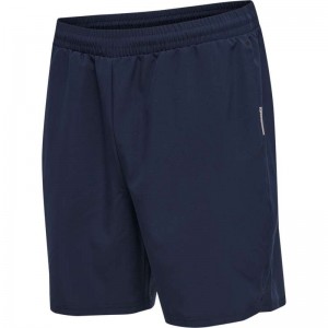 Hummel Move Grid Woven Shorts Herr Marinblå | 779425-680