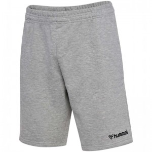Hummel Mover Cotton Bermuda Hoodie Herr Grå | 539410-533