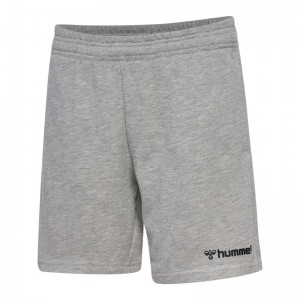 Hummel Mover Cotton Bermuda Shorts Barn Grå | 111274-421