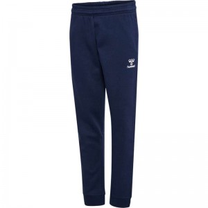 Hummel Mover Cotton Cuff Byxor Barn Marinblå | 259900-512