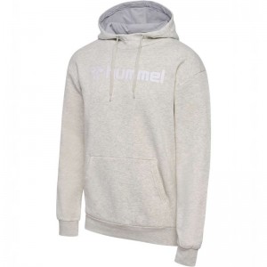 Hummel Mover Cotton Hoodie Herr Grå | 538245-894