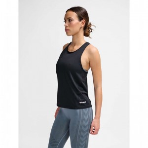 Hummel Mt Aura Mesh T-shirt Dam Svarta | 272938-365