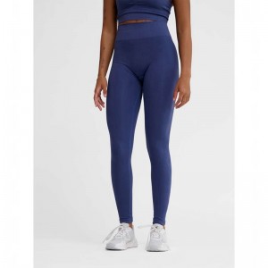 Hummel Mt Define Seaml Scrunch Strumpbyxor Dam Blå | 679296-004