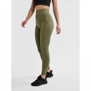 Hummel Mt Define Seaml Scrunch Strumpbyxor Dam Gröna | 454033-999