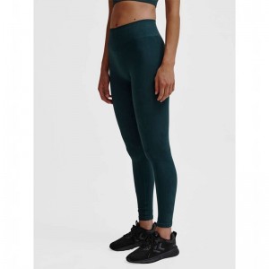 Hummel Mt Define Seaml Scrunch Strumpbyxor Dam Gröna | 177134-545