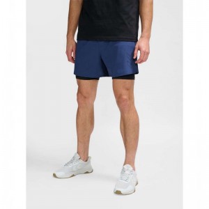 Hummel Mt Fast 2 In 1 Shorts Herr Marinblå | 885354-086