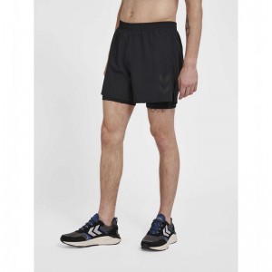 Hummel Mt Force 2 In 1 Shorts Herr Svarta | 599608-087