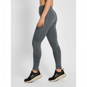 Hummel Mt Mabley Mid Waist Strumpbyxor Dam Grå | 525356-867