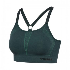 Hummel Mt Power Seamless Sport BH Dam Gröna | 202365-402
