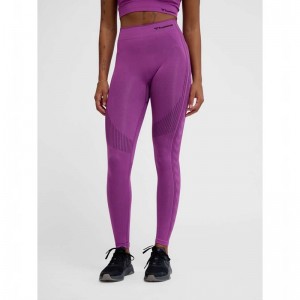 Hummel Mt Shaping Seamless Mw Strumpbyxor Dam Lila | 119775-081
